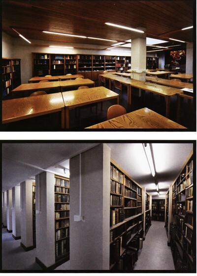 Leeszaal en magazijn bibliotheek Ruusbroecgenootschap, erfgoedbibliotheek,