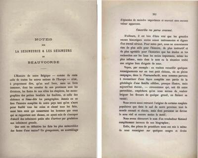In 1881 werd Kasteel Beauvoorde vermeld in het historische tijdschrift La Flandre,