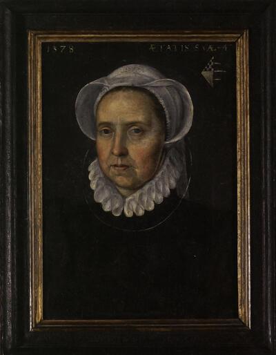 Portret Jaquemine Gheeraert, Arthur Merghelynck,