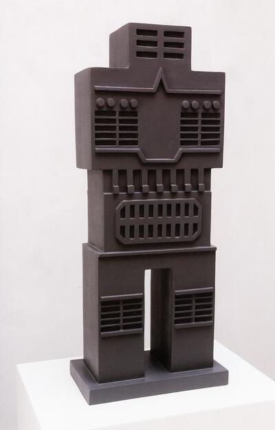 Philip Metten, Codebreaker I, polyester en verf, sculptuur,