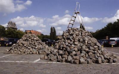 Ellen Augustynen, Schildersverdriet, 2008 Antwerp Sculpture Show, 2008, sculptuur,