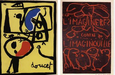 Band gewijd aan Jacques Doucet, Mogens Balle en Christian Dotremont, L'imaginerf contre l'imaginouille. Cobra,