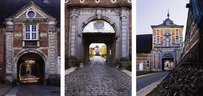Het provisorenhuis, de Mariapoort, de Sint-Janspoort, parkabdij,