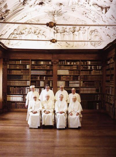 De abdijgemeenschap in 1998, parkabdij,