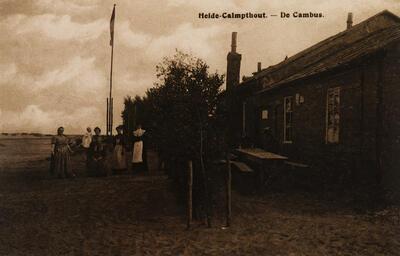 Het café op de heide, De Cambus anno 1907, Kalmthout,