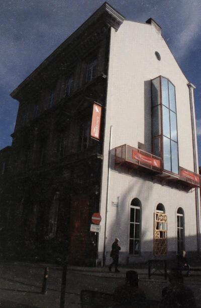 Het Stadsmus in de Guido Gezellestraat te Hasselt