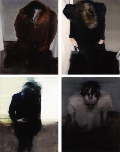 Nele Tas, Helena, 2006, olieverf op doek, Concentration Portrait