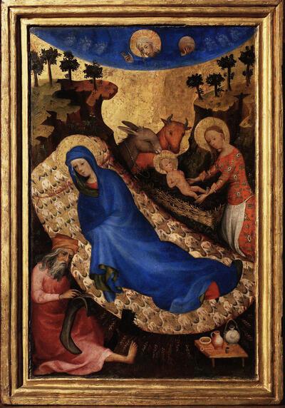 Geboorte van Christus, paneel van een vierluik, 15de eeuw, BOZAR