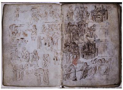 Adhémar de Chavannes , Notitie- en tekenboek, 11 de eeuw