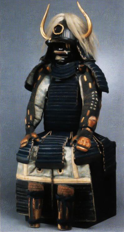 Volledige wapenrusting van het tōsei gusoku-type, begin 17de eeuw, ijzer, lak en zijde, Japanse Kunst,