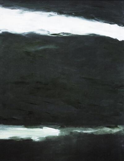 Raoul De Keyser, Untitled, 1988, olieverf op doek, schilderkunst