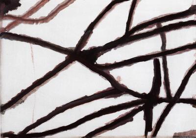 Raoul De Keyser, Retour 9, 1999, olieverf op doek, schilderkunst,