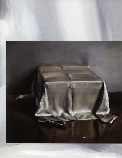 Michaël Borremans, The Performance, 2004, olieverf op doek, schilderkunst,