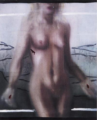 Jan Van lmschoot, The Offering, 1993, olieverf op doek, schilderkunst,