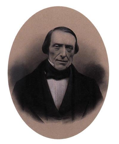 Portret van Adam Nicolaus Leo Stellingwerff (1798-1876), ca.1860. Collectie Nationaal Jenevermuseum Hasselt