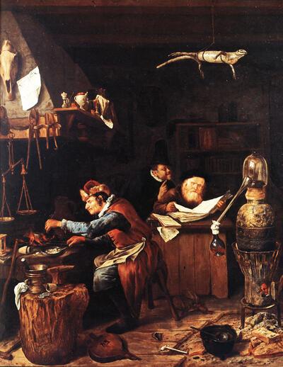 Jan Steen, De alchemist, 1655. jenevermuseum