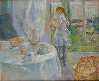 Berthe MORISOT - L'enfant à la poupée ou Intérieur de Cottage