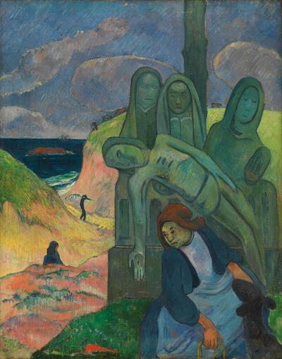 Paul Gauguin, Bretoense kruisweg, 1889, olieverf op doek, fin-de-sieclemuseum