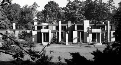 Het huis van Bertie en Gigi Urvater, ontworpen door André Jacqmain. Collectie Urvater