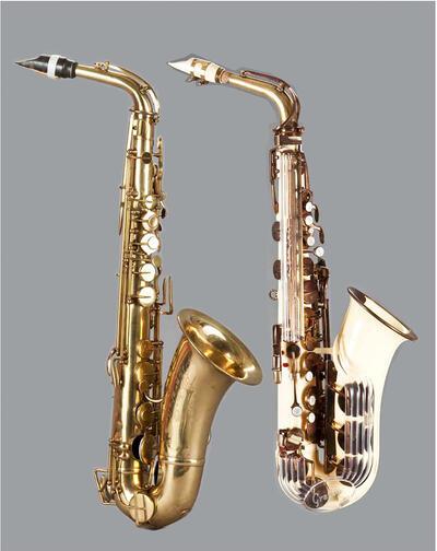 Altsaxofoon, Adolphe Sax, Parijs, 1863, Grafton, Londen, 1950-1960