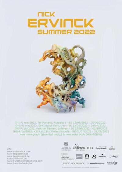 Nick Ervinck zomertentoonstellingen 2022