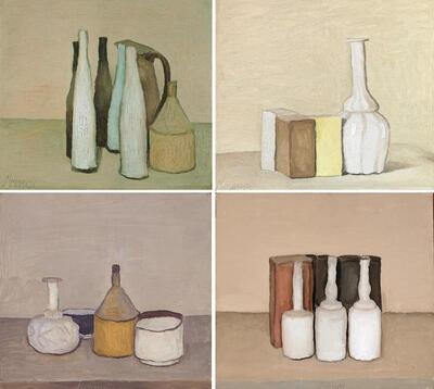 Giorgio Morandi, Stilleven, olieverf op doek