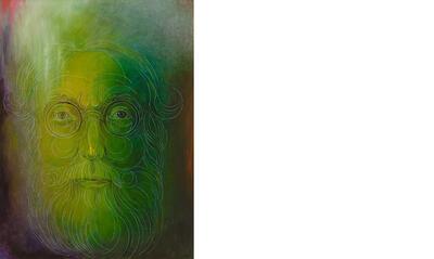 Zelfportret, 1970, olieverf op hardboard, Bokser, 1938, olieverf op triplex,