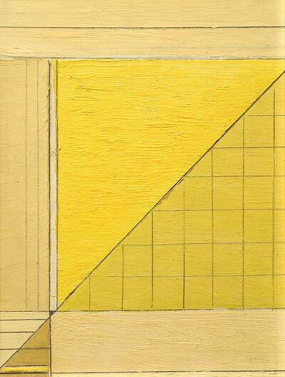Abstract, 1960 (compositie 1920), olieverf op hardboard,