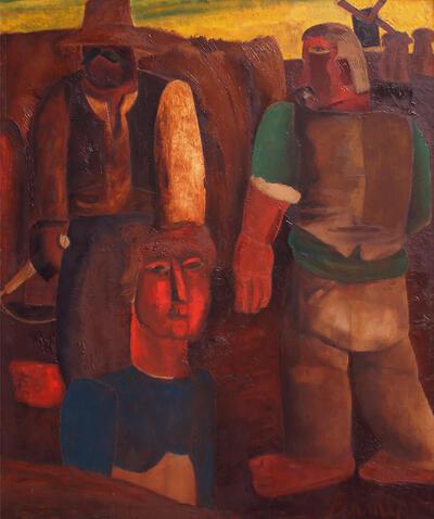 Constant Permeke, Drie figuren,