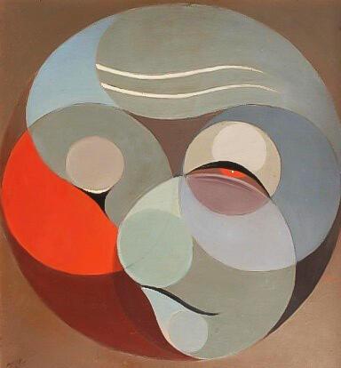 Masker, 1925, olieverf op karton, Felixart,