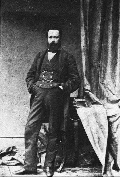 Portret van Jan-Frans Michiels in 1862.