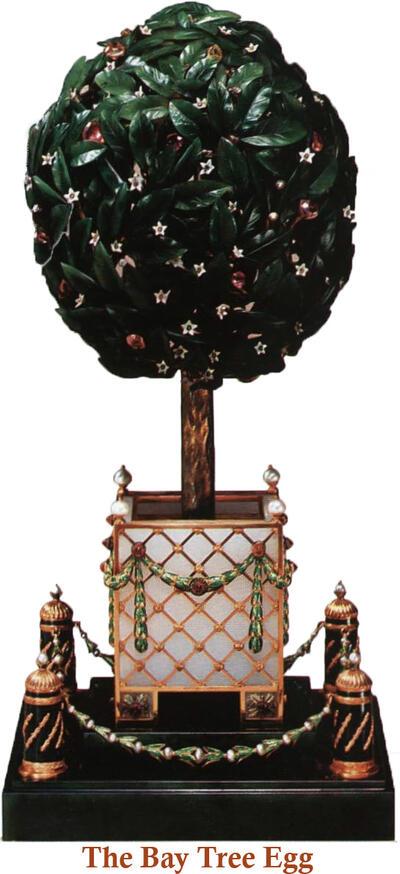 Europalia, Karl Fabergé, (1846-1920). Juwelier van de  Romanovs, Laurierboom. Stichting The Link of Times