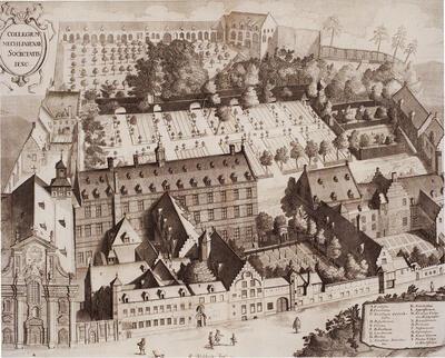 Dames met klasse, Renier Blokhuysen, De residentie van Margareta van York in Mechelen, gravure, 1727, in: Antonius Sanderus, Chorographia soera Brabantiae, Den Haag, 1726-1727, vol. 111: 30 Mechelen, Stadsarchief