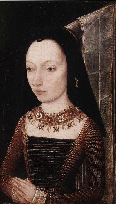 Portret van Margareta van York, Nederlanden, omstreeks 1468 Parijs, Musée du Louvre
