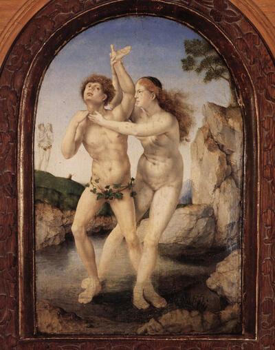 Dames met klasse, Jan Gossaert, genaamd Mabuse ( 1478-1532), Hermaphroditus en Salmacis,