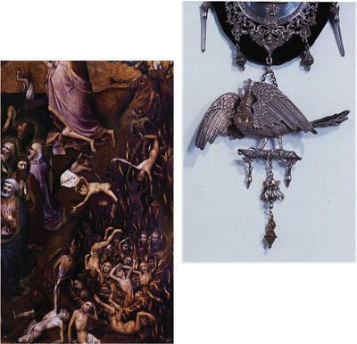 Ook gekroonde hoofden branden in de hel. Het Laatste Oordeel, Breuk van de Sint-Sebastiaansgilde te Diest