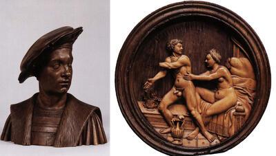 Conrat Meit (1470/1485-1550/ 1551 ), Portretbuste van Philibert Il van Savoye,Hans Kels de Oude, dames met klasse,