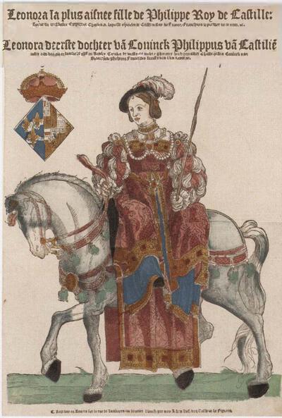 Dames met klasse,Cornelis Anthonis:z (omstreeks 1505-1553), Koningin Eleonore van Frankrijk, omstreeks 1540