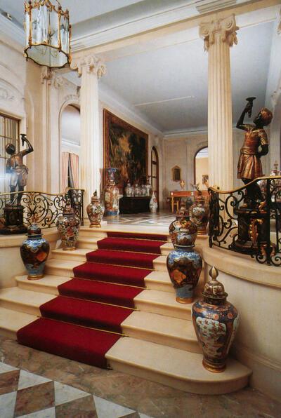 Ridder Smidt van Gelder woonde in een van de mooiste Belle Epoque huizen van Antwerpen. Parkbegraafplaats Schoonselhof.