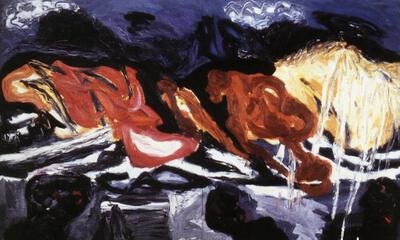 Karel Appel, De zondvloed, 1984