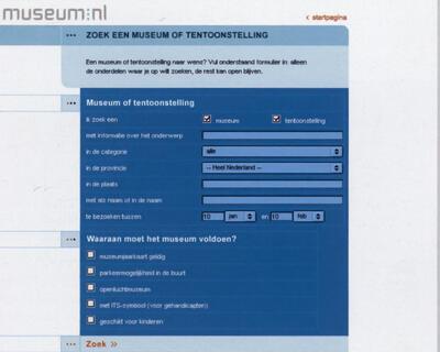 Webstek: Museum.nl