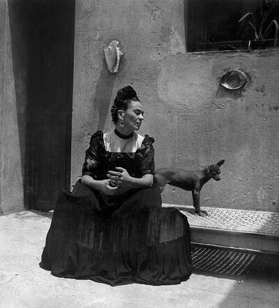 Frida Kahlo, by Lola Álvarez Bravo, ca. 1944