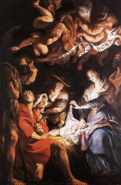 P.P. Rubens, De aanbidding van de herders, Rubenshuis,