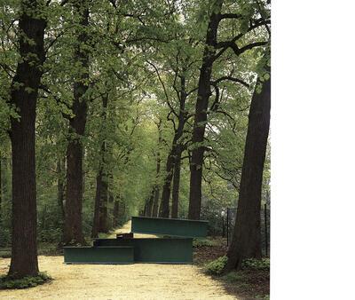 Anthony Caro, Sculpture Seven, 1961 Staal Tentoonstelling in 1997, Middelheim