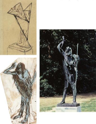 Pablo Gargallo, De Profeet, 1933, Brons, Middelheim