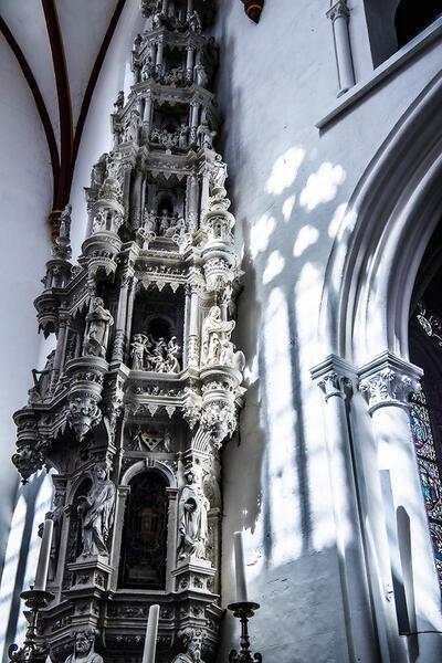 Cornelis de Vriendt, genoemd Floris, Sacramentstoren, Sint-Leonarduskerk, Zoutleeuw