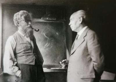 Felix De Boeck met Prosper De Troyer