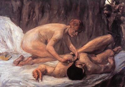 Max Lieberman, Samson en Delila, 1909, fatale vrouwen