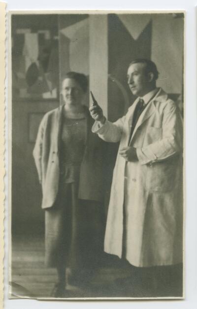 Jozef Peeters en Pelagie Pruym, ca 1924-25