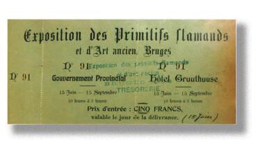 Toegangsticket tot de tentoonstelling, 1902,